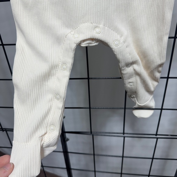 Mud Pie Fall Crochet Truck Pumpkin One Piece Footed Outfit Sleeper 0-3m NWT - Picture 5 of 5